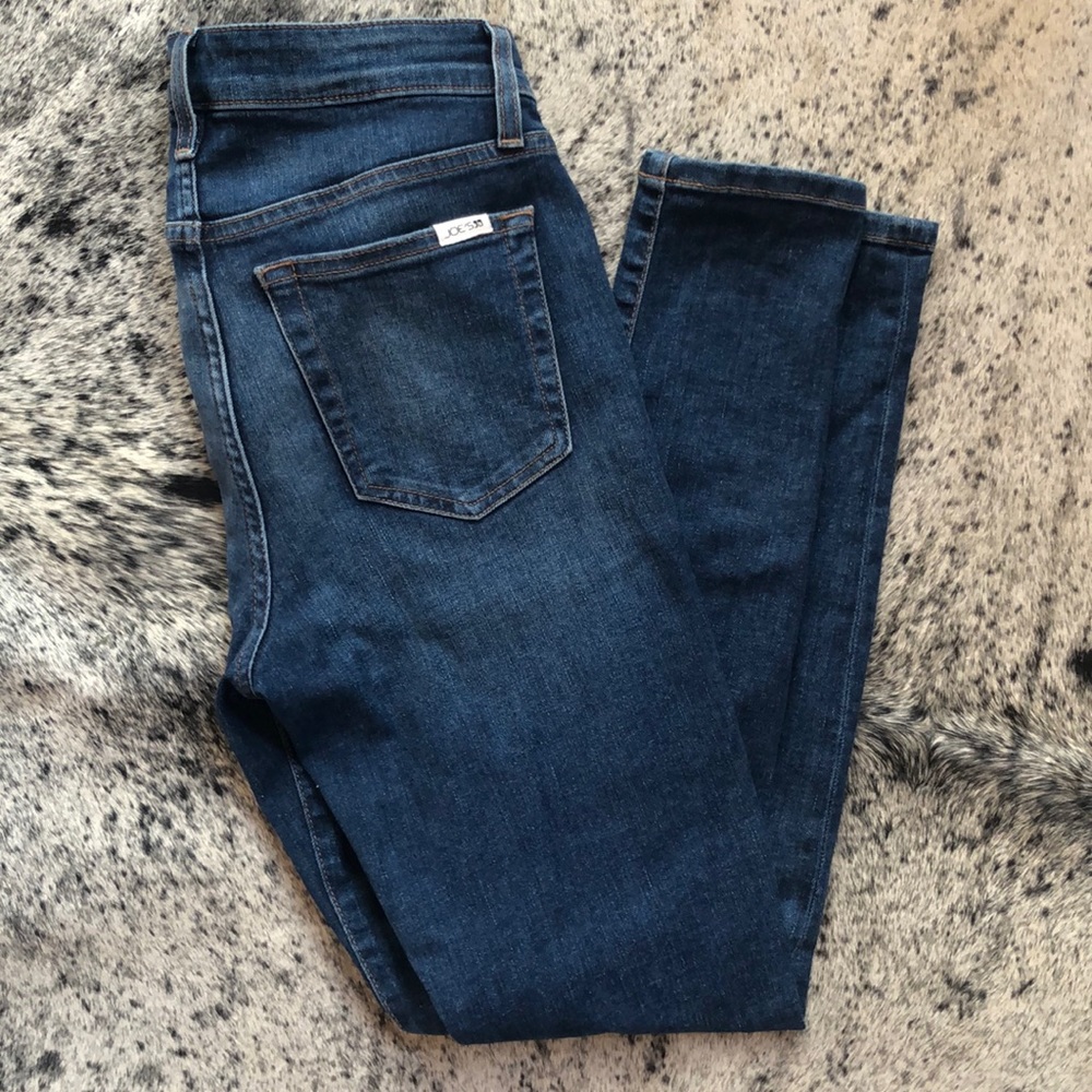 Joe’s High Waisted Button Fly Skinny Jeans